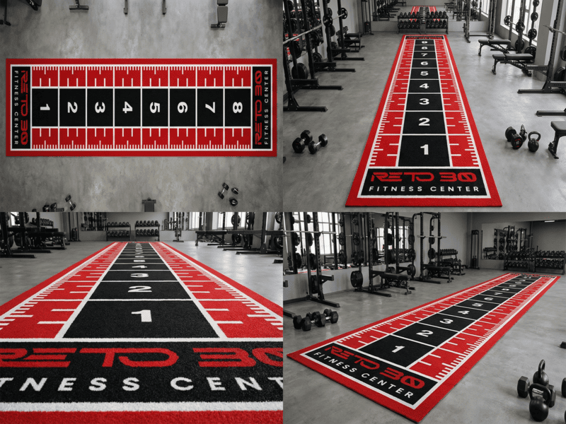 mechanical brushing technique for gym turf
